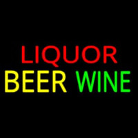 Multi Colored Liquor Beer Wine Leuchtreklame