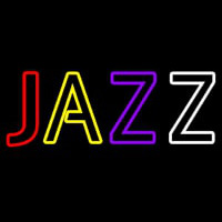 Multicolor Jazz Leuchtreklame