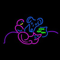 Multicolor Pet Logo Leuchtreklame