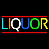 Multicolors Liquor Leuchtreklame