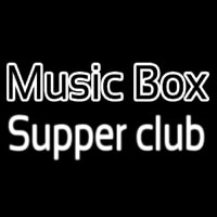 Music Bo  Supper Club Leuchtreklame