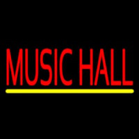 Music Hall White 2 Leuchtreklame