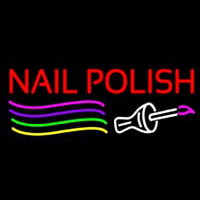 Nail Polish Brush Leuchtreklame