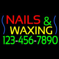Nails And Wa ing With Phone Number Leuchtreklame
