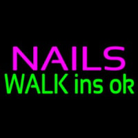 Nails Walk Ins Ok Leuchtreklame