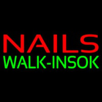 Nails Walkins Ok Leuchtreklame