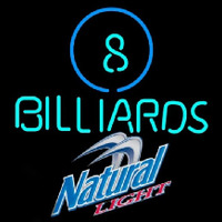 Natural Light Ball Billiards Pool Beer Sign Leuchtreklame