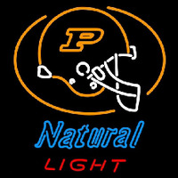 Natural Light Purdue University Boilermakers Helmet Beer Sign Leuchtreklame