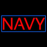 Navy Block Leuchtreklame