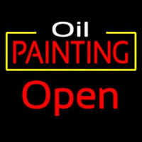Oil Painting Open Leuchtreklame