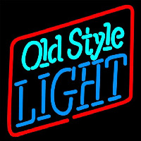 Old Style Light Beer Sign Leuchtreklame