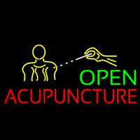Open Acupuncture Logo Leuchtreklame