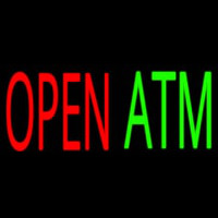 Open Atm 2 Leuchtreklame