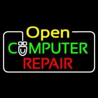 Open Computer Repair Leuchtreklame