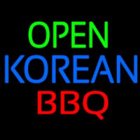 Open Korean Bbq Leuchtreklame