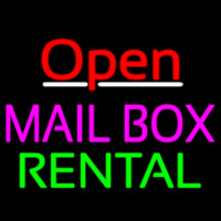 Open Mailbo  Rental Leuchtreklame