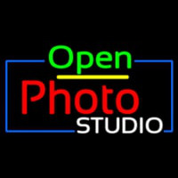 Open Photo Studio Leuchtreklame
