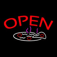 Open Pizza Leuchtreklame
