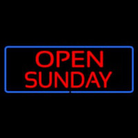 Open Sunday Leuchtreklame