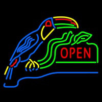Open With Parrot Leuchtreklame