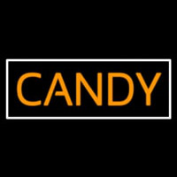 Orange Candy Leuchtreklame