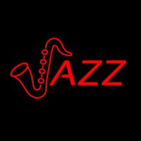 Orange Jazz Logo Leuchtreklame