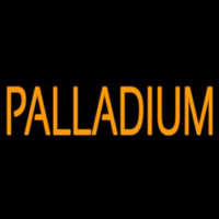 Orange Palladium Leuchtreklame