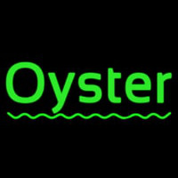 Oysters Green Line Leuchtreklame