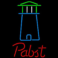 Pabst Light House Art Beer Sign Leuchtreklame