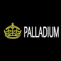 Palladium Block Yellow Crown Leuchtreklame