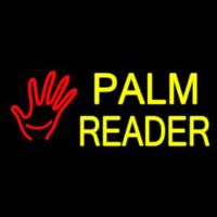 Palm Reader Logo Leuchtreklame