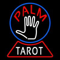 Palm Tarot Crystal Leuchtreklame