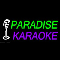 Paradise Karaoke Leuchtreklame