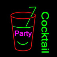 Party Cock Tail Leuchtreklame