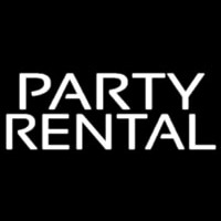 Party Rental 1 Leuchtreklame