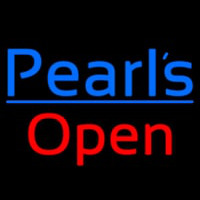 Pearls Open Leuchtreklame