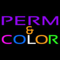 Perm And Color Leuchtreklame