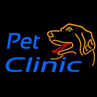 Pet Clinic And Care Leuchtreklame