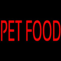 Pet Food Block Leuchtreklame