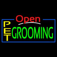 Pet Grooming Open Leuchtreklame
