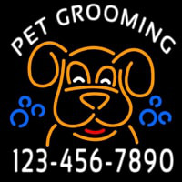 Pet Grooming Phone Number Leuchtreklame