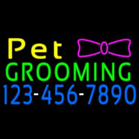 Pet Grooming With Phone Number Leuchtreklame