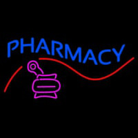 Pharmacy With Logo Leuchtreklame