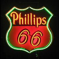 Phillips 66 Gasoline Leuchtreklame