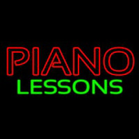 Piano Lessons Leuchtreklame