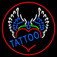 Piercing Tattoo Addiction Logo Leuchtreklame