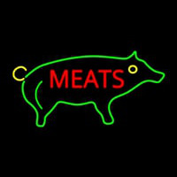 Pig Meats Leuchtreklame