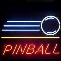 Pinball Laden Offen Leuchtreklame