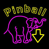 Pinball With Arrow 1 Leuchtreklame