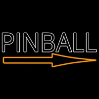 Pinball With Arrow 1 Leuchtreklame